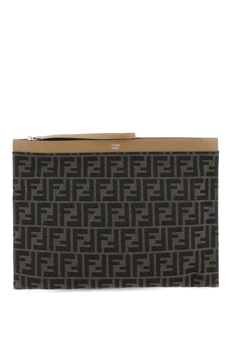 fendi 2015 collection men pouch|fendi large flat pouch.